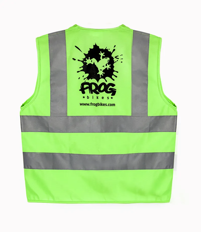 FROG Bikes Hi Visibility Kids Cycling Vest fluorescent Green-1